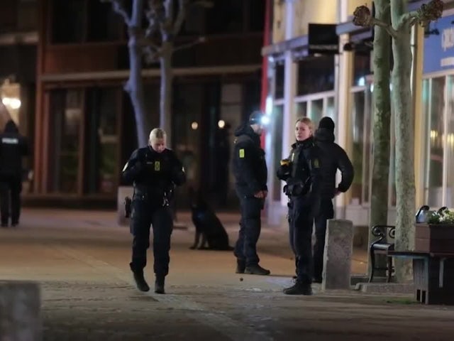 Mona Lisa Forfølgelse shuffle Sydsjællands og Lolland-Falsters Politi var til stede i Nykøbing Falster  søndag den 22. januar om aftenen efter en skudepisode. - TV 2